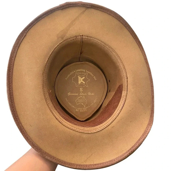 Vintage BC Ben Conner Hats Suede Steer Hide - Picture 3 of 5